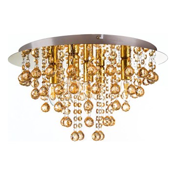 Globo - Φωτιστικό οροφής 5xE14/40W/230V διάμετρος 46 cm χρυσό
