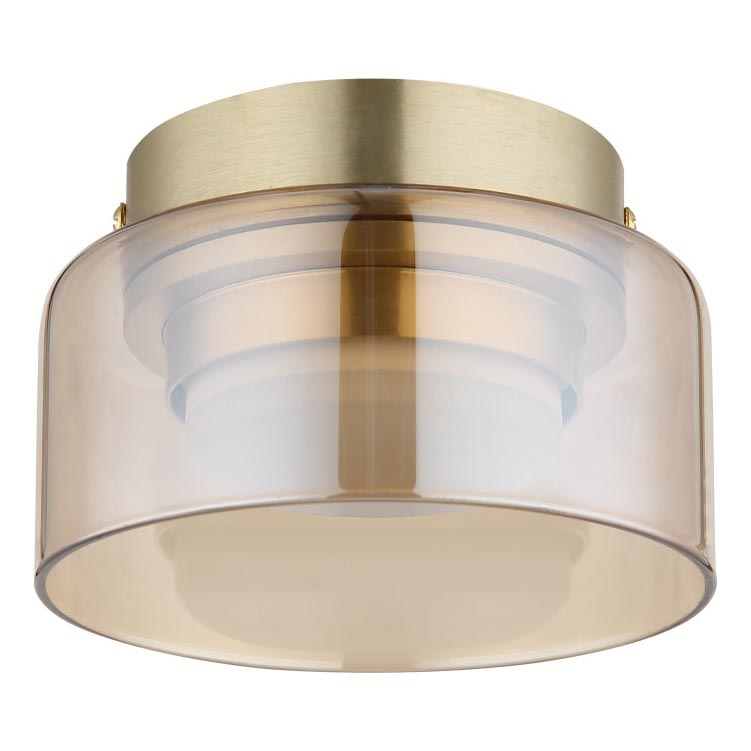 Globo - Φωτιστικό οροφής LED 1xGX53/6W/230V διάμετρος 13 cm φιμέ/καφέ