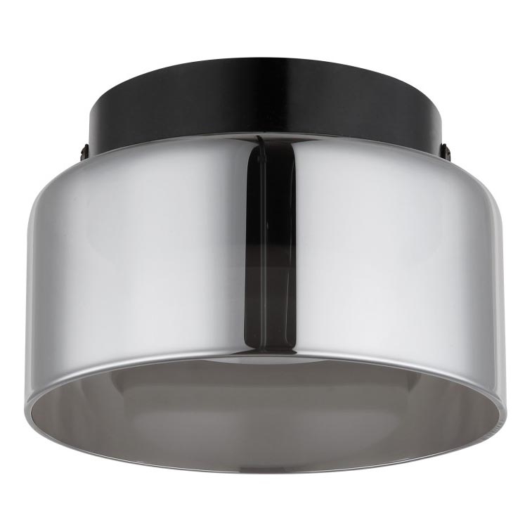 Globo - Φωτιστικό οροφής LED 1xGX53/6W/230V διάμετρος 13 cm φιμέ/μαύρο