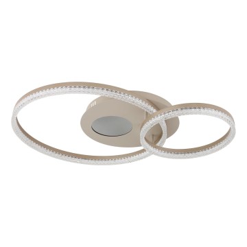 Globo - Φωτιστικό οροφής LED LED/30W/230V 3000K 70x50 cm μπεζ