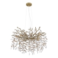 Globo - Κρεμαστό φωτιστικό με καλώδιο 10xE14/40W/230V χρυσό