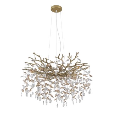 Globo - Κρεμαστό φωτιστικό με καλώδιο 10xE14/40W/230V χρυσό