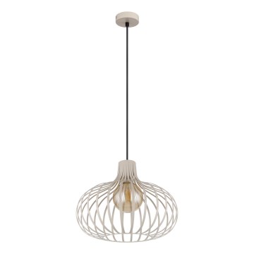 Globo - Κρεμαστό φωτιστικό με καλώδιο 1xE27/40W/230V μπεζ