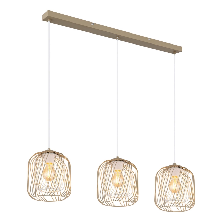 Globo - Κρεμαστό φωτιστικό με καλώδιο 3xE27/40W/230V