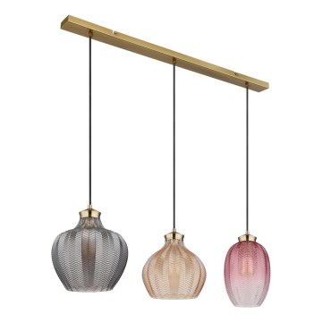 Globo - Κρεμαστό φωτιστικό με καλώδιο 3xE27/60W/230V