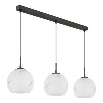 Globo - Κρεμαστό φωτιστικό με καλώδιο 3xE27/60W/230V