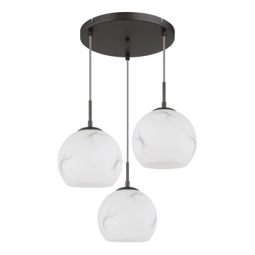Globo - Κρεμαστό φωτιστικό με καλώδιο 3xE27/60W/230V Ø 42,5 cm