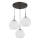Globo - Κρεμαστό φωτιστικό με καλώδιο 3xE27/60W/230V Ø 42,5 cm