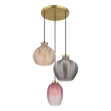 Globo - Κρεμαστό φωτιστικό με καλώδιο 3xE27/60W/230V Ø 45 cm