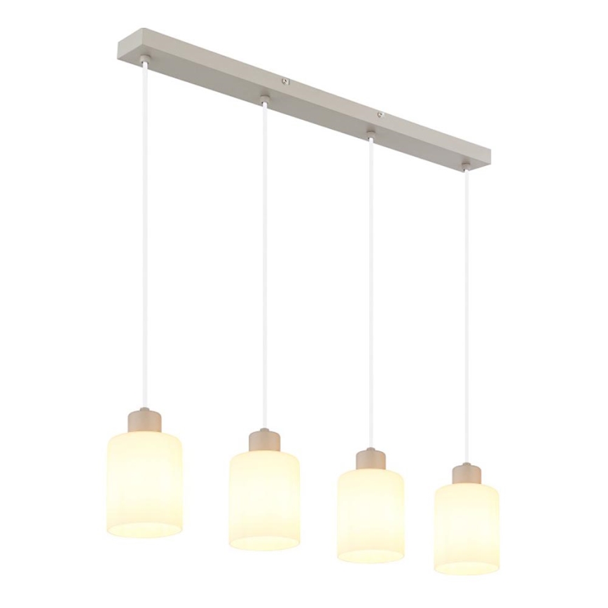 Globo - Κρεμαστό φωτιστικό με καλώδιο 4xE27/40W/230V
