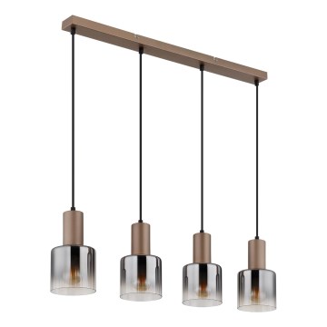 Globo - Κρεμαστό φωτιστικό με καλώδιο 4xE27/40W/230V