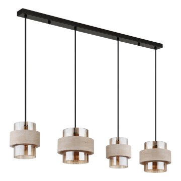 Globo - Κρεμαστό φωτιστικό με καλώδιο 4xE27/40W/230V