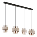 Globo - Κρεμαστό φωτιστικό με καλώδιο 4xE27/40W/230V τραβερτίνη