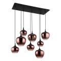 Globo - Κρεμαστό φωτιστικό με καλώδιο 8xE27/40W/230V χάλκινο