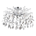 Globo - Κρεμαστό φωτιστικό με ράβδο 8xG9/8W/230V γυαλιστερό χρώμιο
