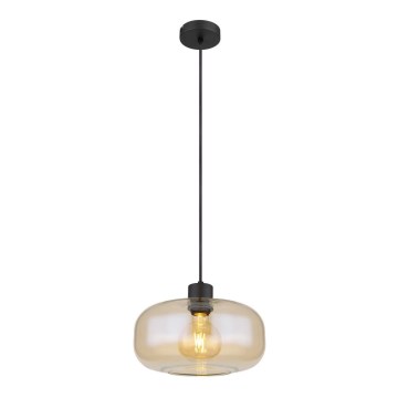 Globo - Κρεμαστό φωτιστικό οροφής 1xE27/40W/230V διάμετρος 28 cm διαφανή