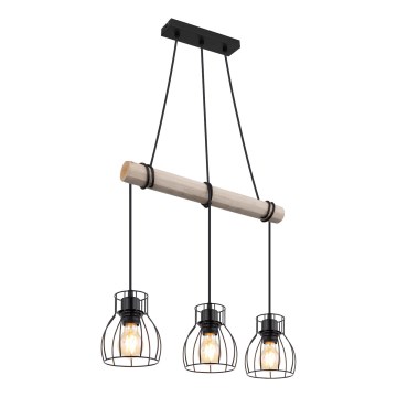 Globo - Κρεμαστό φωτιστικό οροφής 3xE27/40W/230V