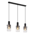 Globo - Κρεμαστό φωτιστικό οροφής 3xE27/40W/230V μαύρο