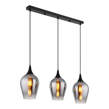 Globo - Κρεμαστό φωτιστικό οροφής 3xE27/60W/230V