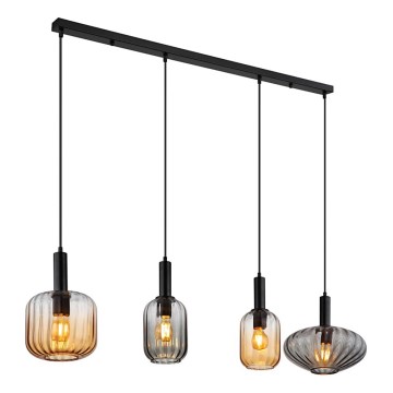 Globo - Κρεμαστό φωτιστικό με καλώδιο 4xE27/60W/230V