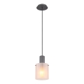 Globo - Κρεμαστό φωτιστικό οροφής 1xE27/40W/230V διάμετρος 18 cm λευκό