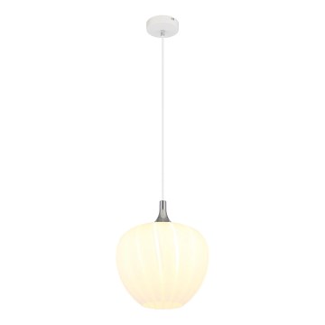 Globo - Κρεμαστό φωτιστικό οροφής 1xE27/60W/230V διάμετρος 29 cm λευκό