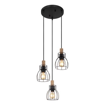 Globo - Κρεμαστό φωτιστικό οροφής 3xE27/40W/230V