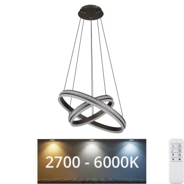 Globo - Led Dimmable κρεμαστό φωτιστικό οροφής LED/60W/230V 2700K-6000K + τηλεχειριστήριο