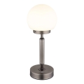 Globo - LED Dimmable επαναφορτιζόμενο επιτραπέζιο φωτιστικό αφής LED/2,5W/5V 1800mAh 2700/4000/6500K ανθρακί