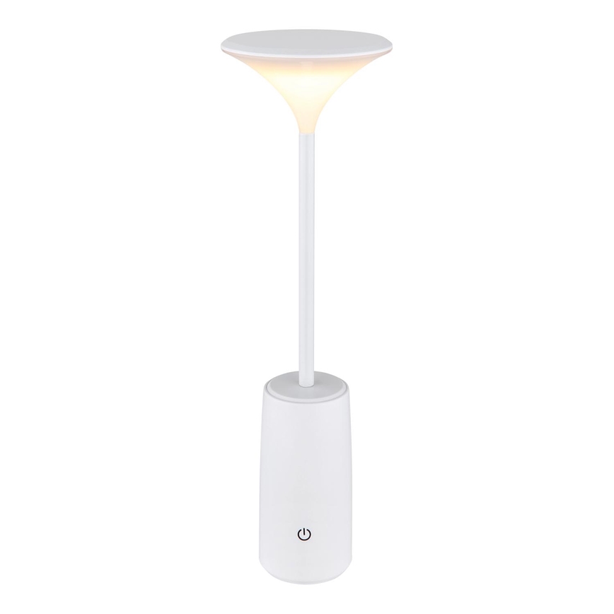 Globo - LED Dimmable επαναφορτιζόμενο επιτραπέζιο φωτιστικό αφής LED/1,2W/3,7V 3000K 1500mAh λευκό