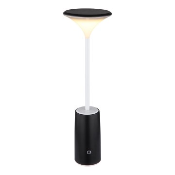 Globo - LED Dimmable επαναφορτιζόμενο επιτραπέζιο φωτιστικό αφής LED/1,2W/3,7V 3000K 1500mAh μαύρο