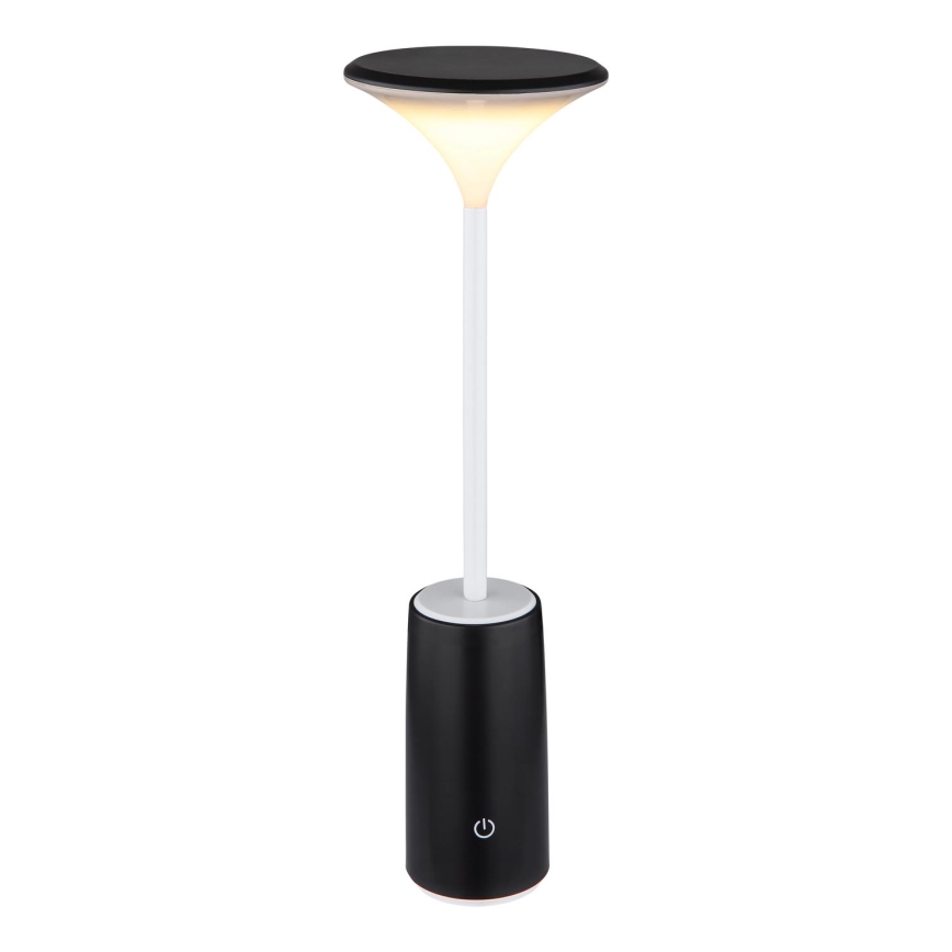 Globo - LED Dimmable επαναφορτιζόμενο επιτραπέζιο φωτιστικό αφής LED/1,2W/3,7V 3000K 1500mAh μαύρο