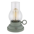 Globo - LED Dimmable επαναφορτιζόμενο επιτραπέζιο φωτιστικό αφής LED/1W/3,7V 1200 mAh πράσινο