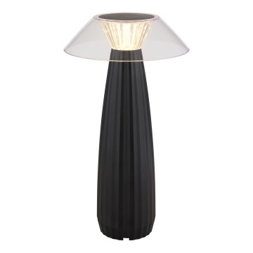 Globo - LED Dimmable επαναφορτιζόμενο επιτραπέζιο φωτιστικό αφής LED/1W/3,7V 3000K 1200mAh μαύρο