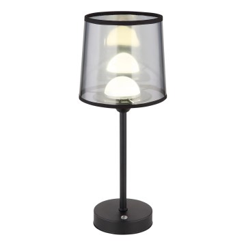 Globo - LED Dimmable επαναφορτιζόμενο επιτραπέζιο φωτιστικό αφής LED/2,5W/3,7V 2700/4000/6500K 1800 mAh μαύρο