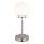 Globo - LED Dimmable επαναφορτιζόμενο επιτραπέζιο φωτιστικό αφής LED/2,5W/5V 1800mAh 2700/4000/6500K ματ χρώμιο