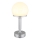 Globo - LED Dimmable επαναφορτιζόμενο επιτραπέζιο φωτιστικό αφής LED/2,5W/5V 1800mAh 2800K ασημί