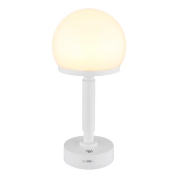 Globo - LED Dimmable επαναφορτιζόμενο επιτραπέζιο φωτιστικό αφής LED/2,5W/5V 1800mAh 2800K λευκό