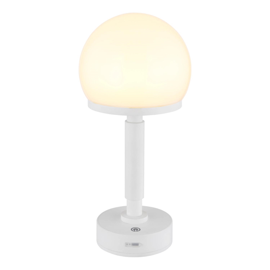 Globo - LED Dimmable επαναφορτιζόμενο επιτραπέζιο φωτιστικό αφής LED/2,5W/5V 1800mAh 2800K λευκό