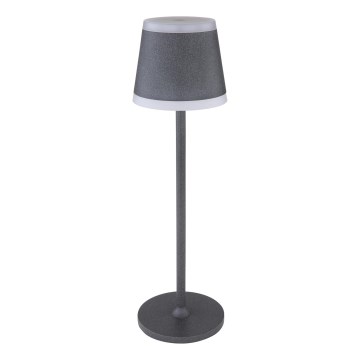 Globo - LED Dimmable επαναφορτιζόμενο επιτραπέζιο φωτιστικό αφής LED/4,6W/3,7V 3000K 1800mAh γκρι IP54