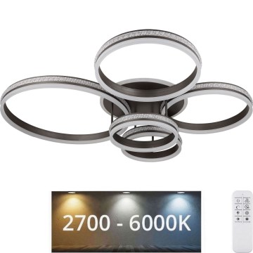 Globo - LED Dimmable φωτιστικό οροφής LED/120W/230V 2700K-6000K + τηλεχειριστήριο