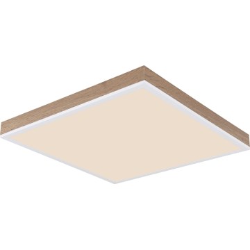 Globo - LED Dimmable φωτιστικό οροφής LED/24W/230V 2700-6500K + τηλεχειριστήριο καφέ/λευκό