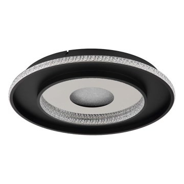 Globo - LED Dimmable φωτιστικό οροφής LED/30W/230V 2700-6500K διάμετρος 52,5 cm μαύρο + τηλεχειριστήριο