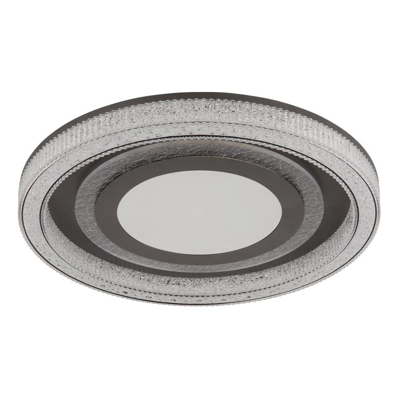 Globo - LED Dimmable φωτιστικό οροφής LED/48W/230V 2700-6000K διάμετρος 48 cm ανθρακί + τηλεχειριστήριο