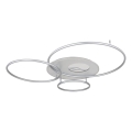 Globo - LED Dimmable φωτιστικό οροφής LED/70W/230V 2700-6500K ματ χρώμιο + τηλεχειριστήριο