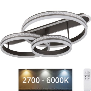 Globo - LED Dimmable φωτιστικό οροφής LED/75W/230V 2700K-6000K + τηλεχειριστήριο