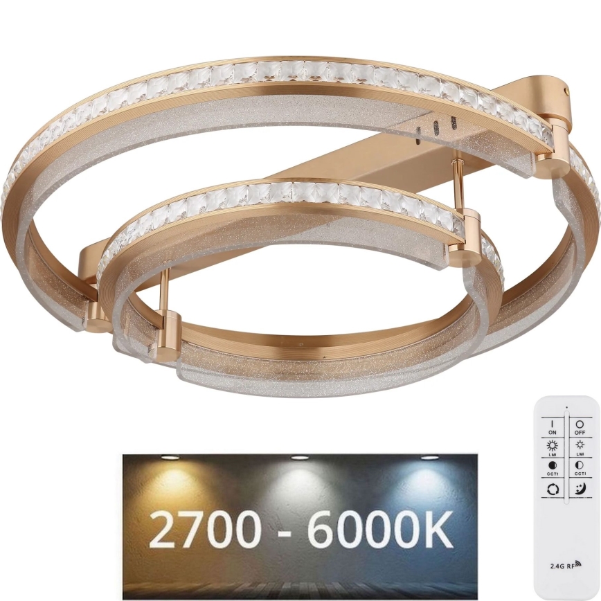 Globo - LED Dimmable φωτιστικό οροφής LED/78W/230V 2700K-6000K + τηλεχειριστήριο