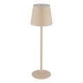 Globo - LED Dimming αφής Εξωτερικού χώρου φωτιστικό LED/3W/3,7V IP44 1800 mAh USB μπεζ