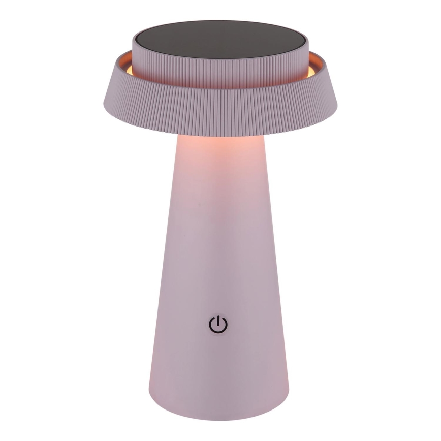 Globo - LED Dimming ηλιακό αφής φωτιστικό LED/4W/3,7W IP54 ροζ