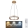 Globo - LED Dimming κρύσταλλο κρεμαστό φωτιστικό οροφής κρεμαστό φωτιστικό οροφής LED/36W/230V 2700K-6000K + τηλεχειριστήριο